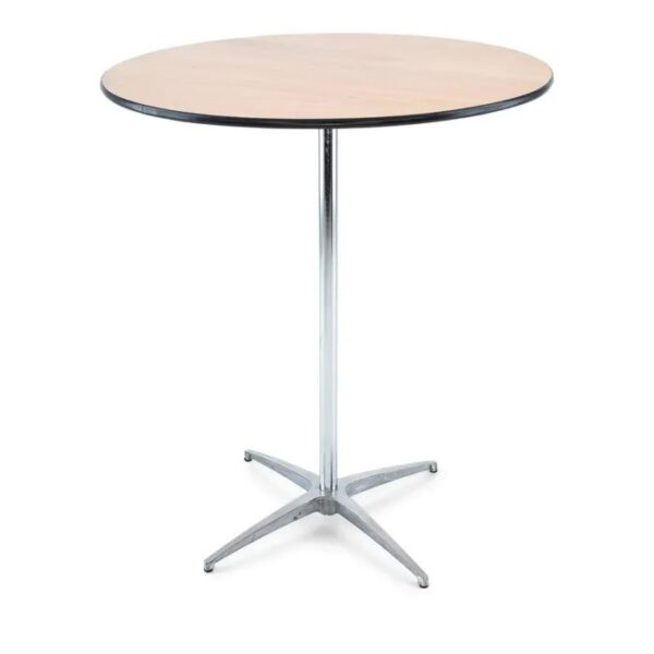 Round 30" Cocktail Table - 42" Tall