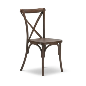 Natural Cross Back Chair