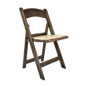 Fruitwood Resin Folding Chair