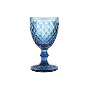 Blue Diamond Cut Glass 8oz