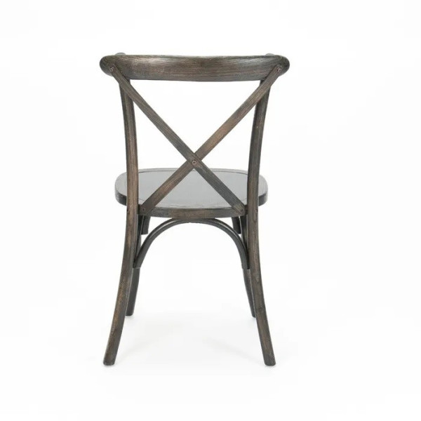 Natural Cross Back Chair
