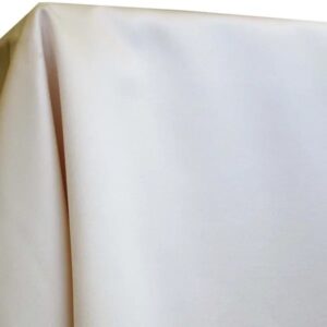 Ivory Poly Satin