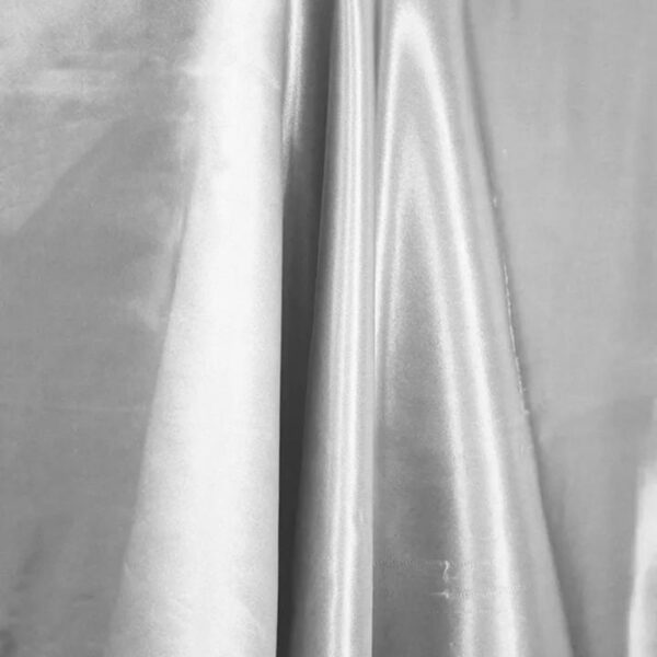 Silver Poly Satin