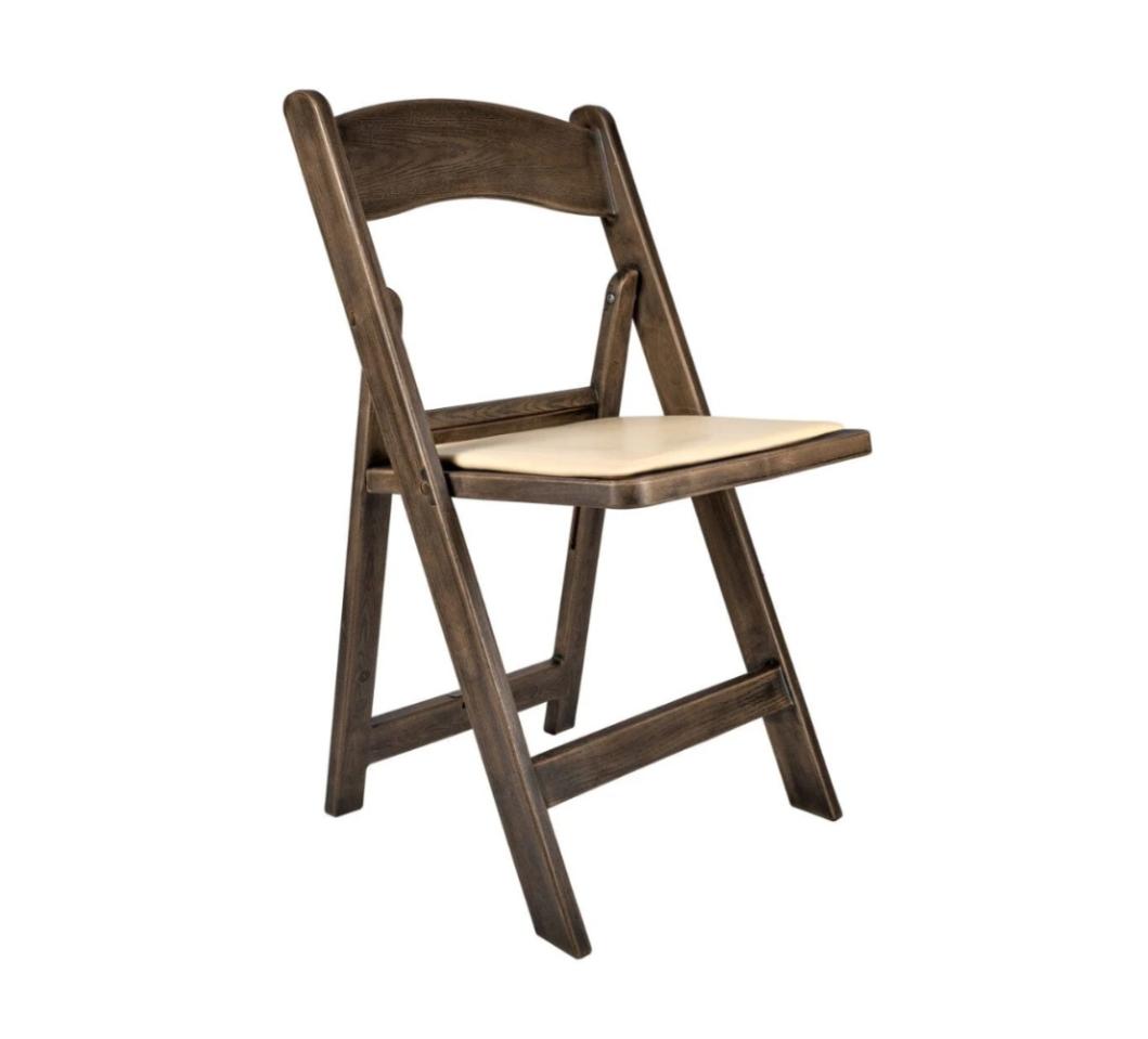 Fruitwood Resin Folding Chair