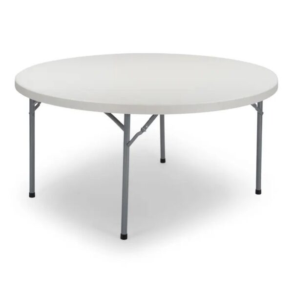 Round Plastic Folding Table 60"