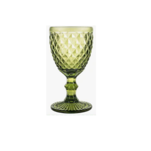 Green Diamond Goblet 8oz