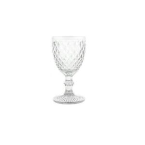 Clear Diamond Cut Glass 8oz