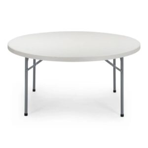 Round Plastic Folding Table 60"