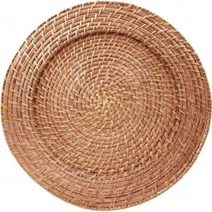 Honey Rattan Charger Plate