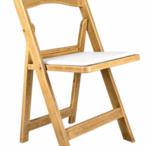 Natural Wood Folding Chair