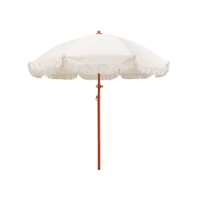 Fringe Umbrella - White