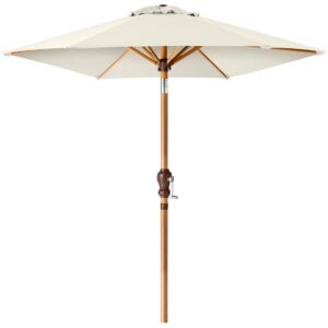 Ivory Umbrella with Base