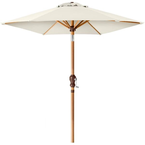 Ivory Umbrella with Base