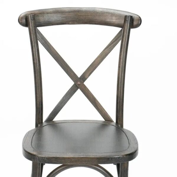 Wood Cross Back Chair